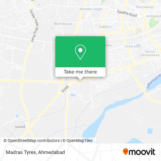 Madras Tyres map