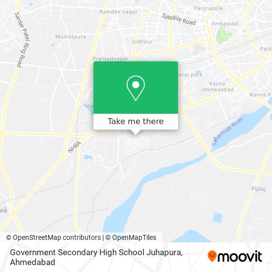 Government Secondary High School Juhapura map