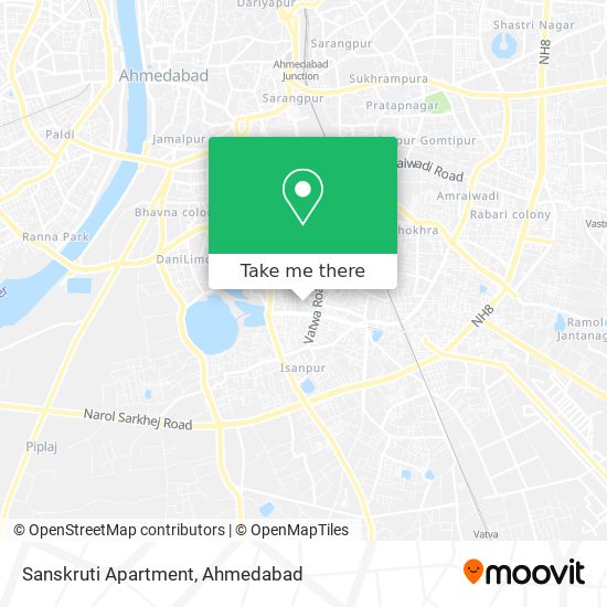 Sanskruti Apartment map