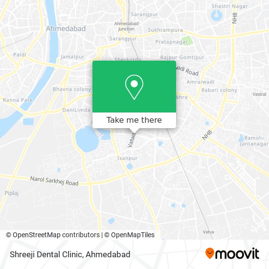 Shreeji Dental Clinic map