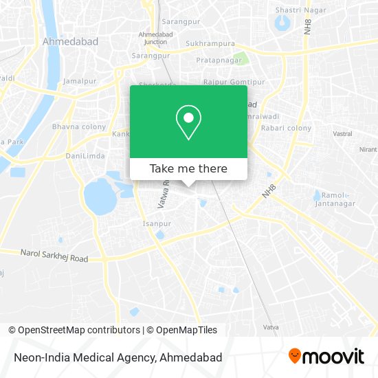 Neon-India Medical Agency map