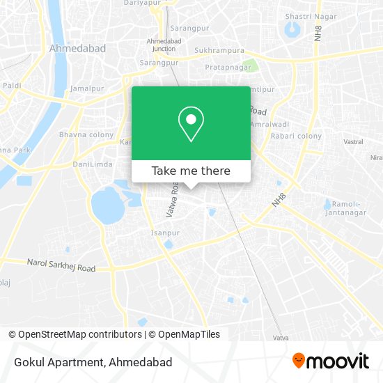 Gokul Apartment map