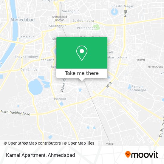 Kamal Apartment map