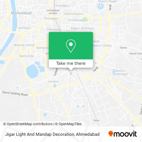 Jigar Light And Mandap Decoration map