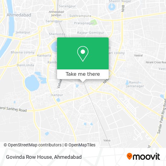 Govinda Row House map