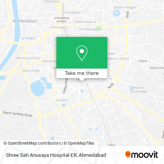 Shree Sati Anusaya Hospital-ER map