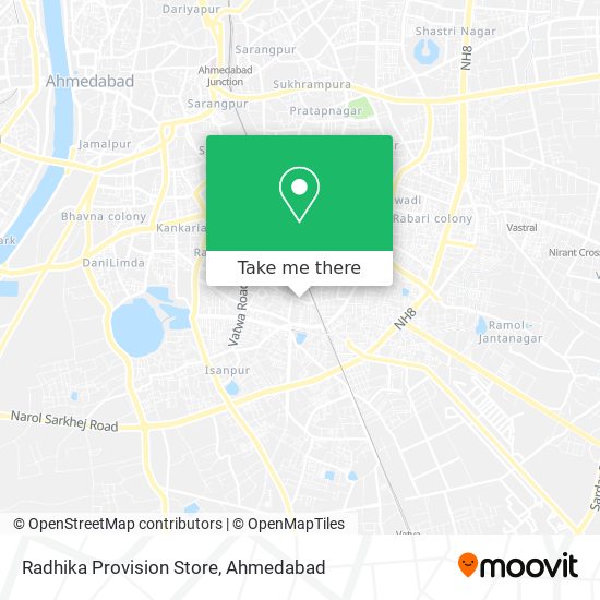 Radhika Provision Store map