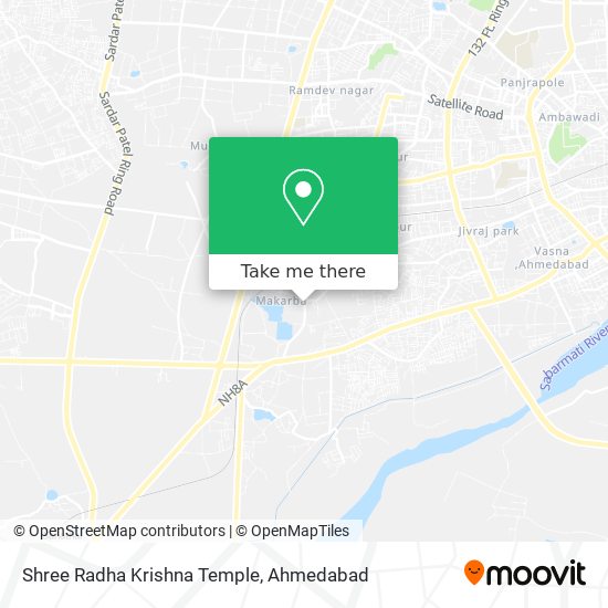 Shree Radha Krishna Temple map