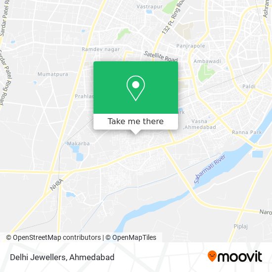 Delhi Jewellers map