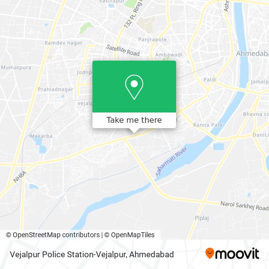 Vejalpur Police Station-Vejalpur map