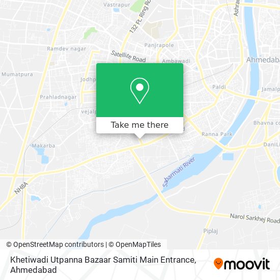 Khetiwadi Utpanna Bazaar Samiti Main Entrance map