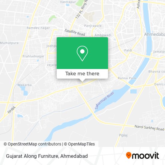 Gujarat Along Furniture map