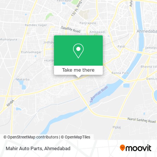 Mahir Auto Parts map