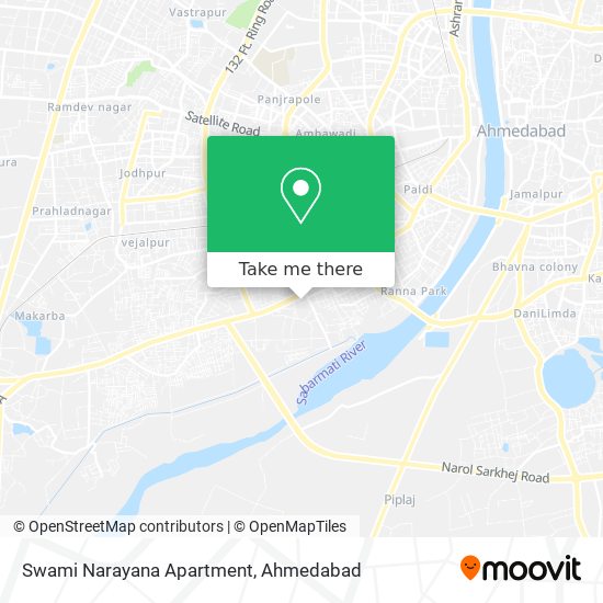 Swami Narayana Apartment map