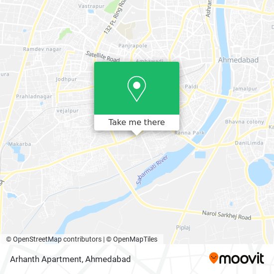 Arhanth Apartment map