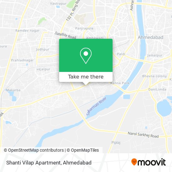 Shanti Vilap Apartment map