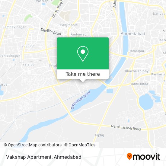 Vakshap Apartment map