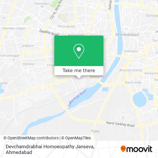 Devchamdrabhai Homoeopathy Janseva map