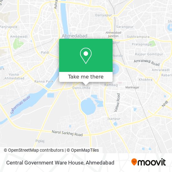 Central Government Ware House map