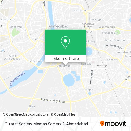 Gujarat Society-Meman Society 2 map