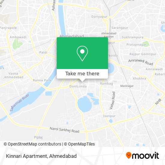 Kinnari Apartment map