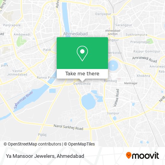 Ya Mansoor Jewelers map