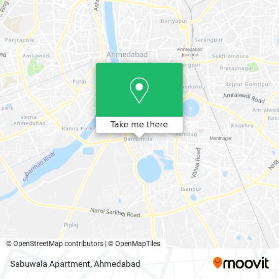 Sabuwala Apartment map
