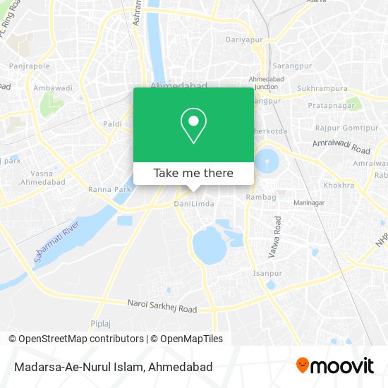 Madarsa-Ae-Nurul Islam map
