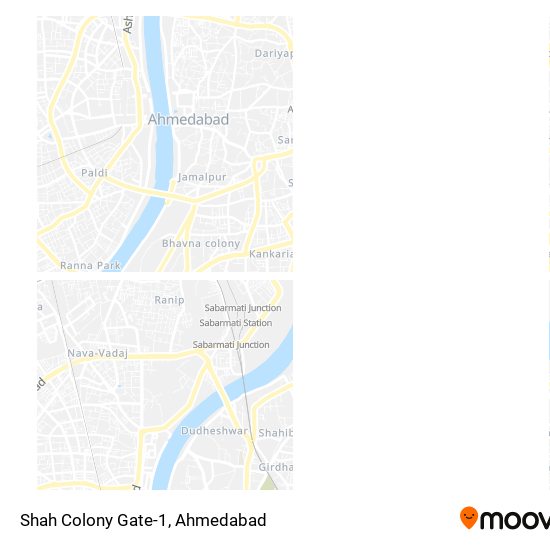 Shah Colony Gate-1 map