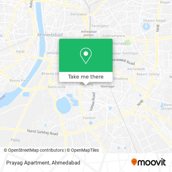 Prayag Apartment map