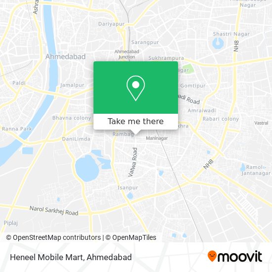 Heneel Mobile Mart map