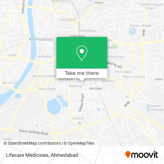 Lifecare Medicines map