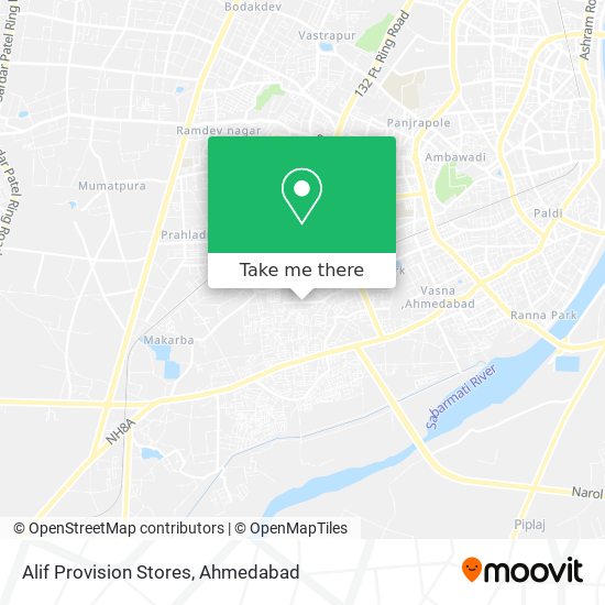 Alif Provision Stores map