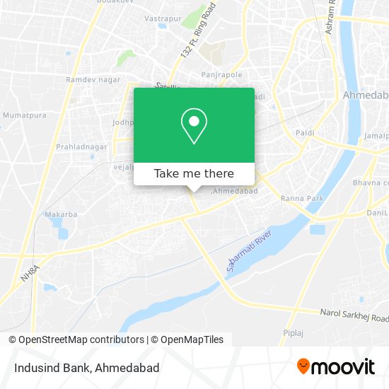 Indusind Bank map