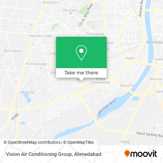 Vision Air Conditioning Group map