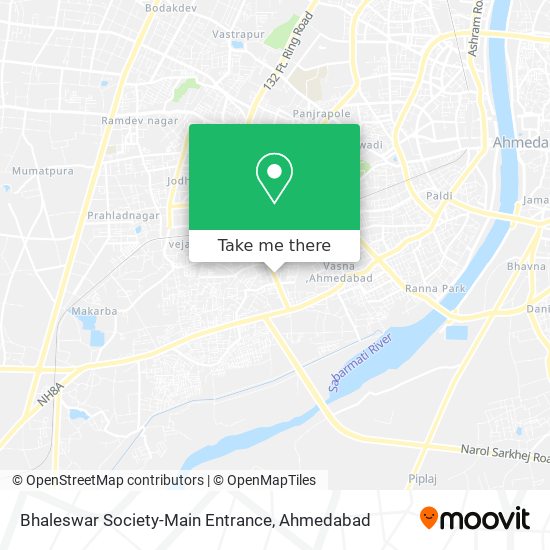Bhaleswar Society-Main Entrance map