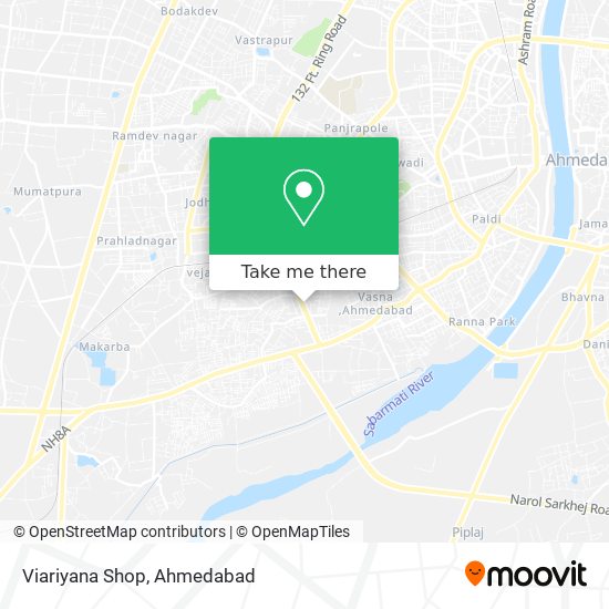 Viariyana Shop map