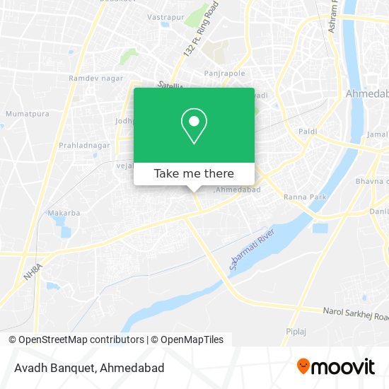 Avadh Banquet map