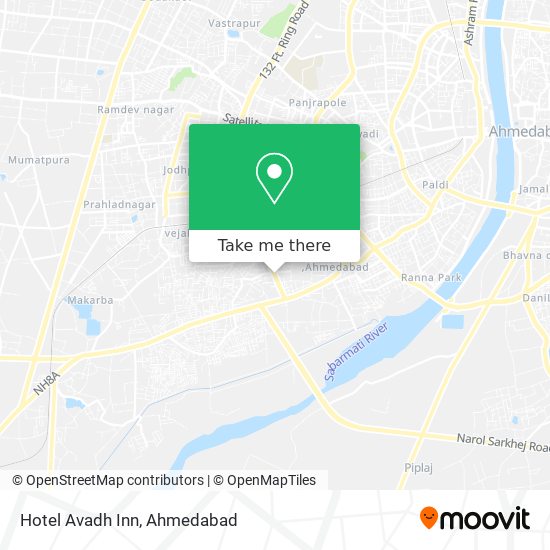 Hotel Avadh Inn map