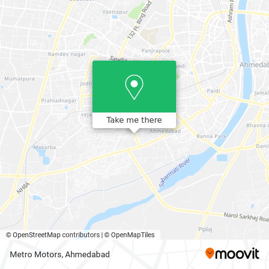 Metro Motors map