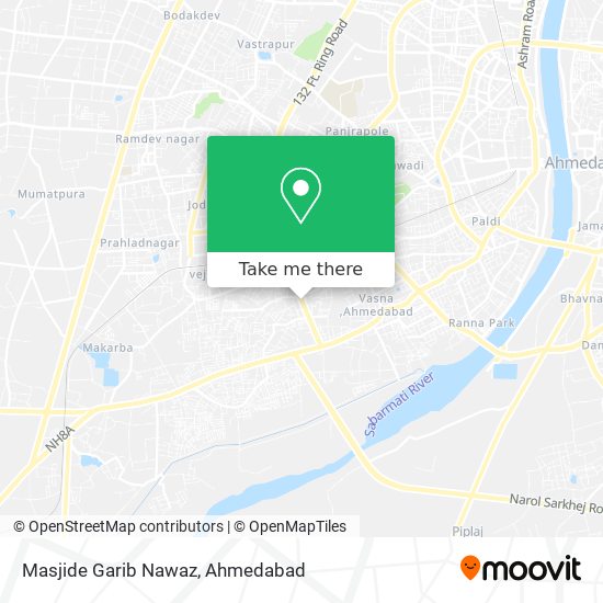 Masjide Garib Nawaz map