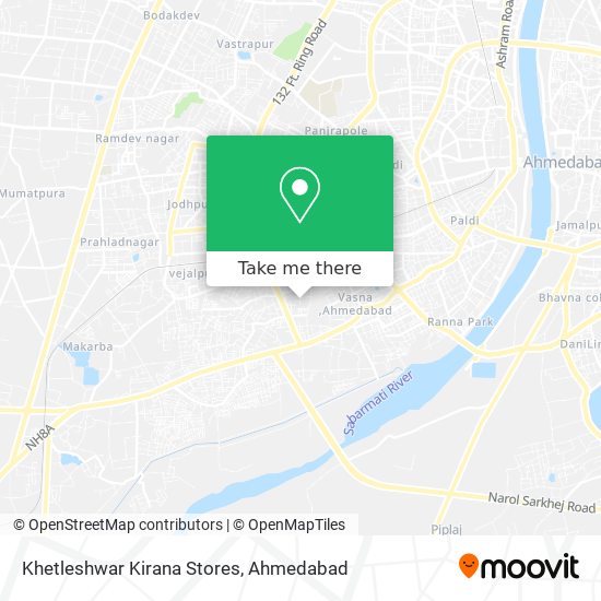 Khetleshwar Kirana Stores map