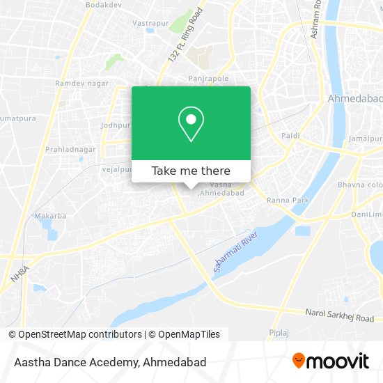 Aastha Dance Acedemy map