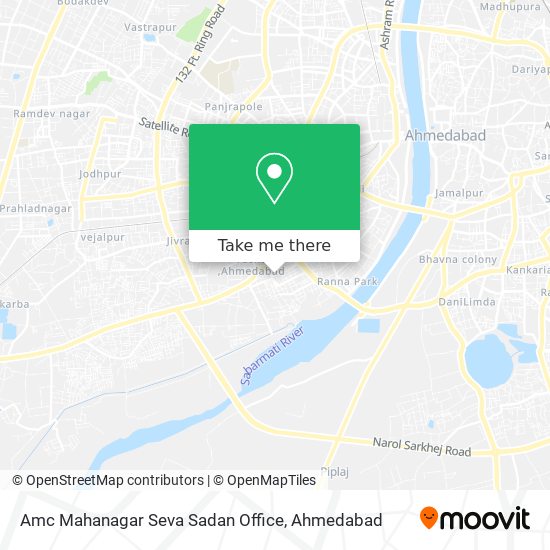 Amc Mahanagar Seva Sadan Office map