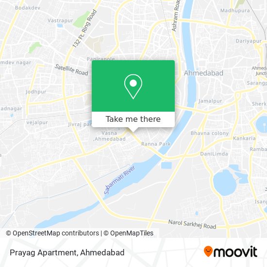 Prayag Apartment map
