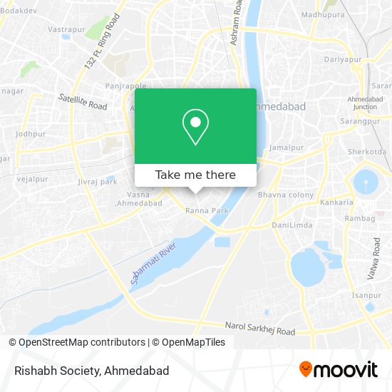 Rishabh Society map