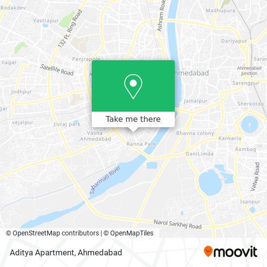 Aditya Apartment map