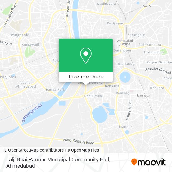 Lalji Bhai Parmar Municipal Community Hall map