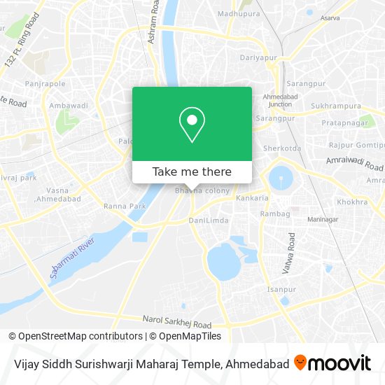 Vijay Siddh Surishwarji Maharaj Temple map