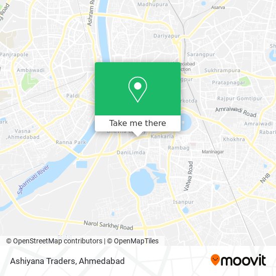 Ashiyana Traders map